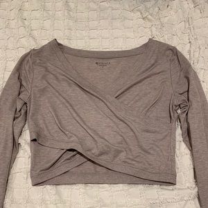 NWOT Athleta encore wrap top small